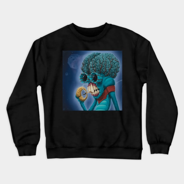 Metaluna Menace! Crewneck Sweatshirt by artwork-a-go-go